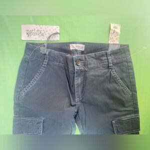 LOW RISE CARGO Sound & Matter Navy Blue Casual Pants NEW WITH TAGS SIZE 0